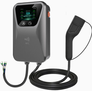 Chargeur mural pour véhicules électriques domestiques 7kW 11kW 22kW Type1 Type2 NFC LCD Smart Wallbox pour véhicules électriques à énergie nouvelle - Product Image 1