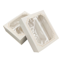 Boîte en carton de qualité supérieure, impression quadricolore personnalisée, boîte d'emballage pour macarons de qualité alimentaire avec fenêtre
