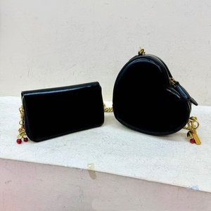 Designer Bulk Wholesale Custom Designer Cherry Card Bag Coin Purse <strong>Ladies</strong> <strong>Wallets</strong> Clutch Bag Set - Product Image 4