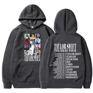 Taylor The Swift 1989 Sweatshirt für Damen | 1989 Teenager-Mädchen 1989 Konzert Sweatshirts Oberteile Mode lässiges Rundhalsausschnitt Shirt