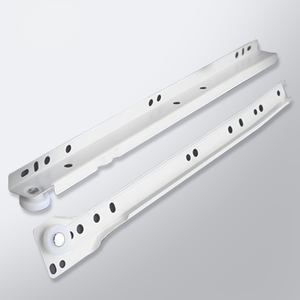 Thép cán nguội 45mm ngăn kéo đường sắt <span class=keywords><strong>2</strong></span> lần tủ bếp Kính thiên văn Con Lăn Ngăn kéo trượt - Product Image 1