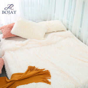 Bán Sỉ Double Sided 100% Polyester Mùa Đông Mink Mềm Ấm Sang Trọng Faux Fur PV Sang Trọng Ném Chăn - Product Image 2