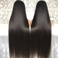 Extensions de cheveux humains vierges brésiliennes de qualité 12A 15A, double trame, alignées sur la cuticule, lisses et droites, fournisseur de mèches de cheveux vierges bon marché