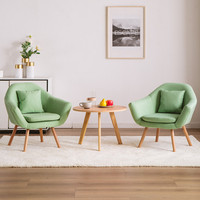 Fauteuil Mobilier Dossier Confortable Rembourrage Chambre à coucher Fauteuils de chaise occasionnels