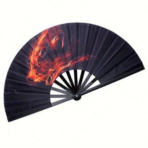 Abanico de Madera Plegable Personalizado de Fábrica con Diseño Exquisito de Flores y Publicidad para Invitaciones de Boda o Regalos con Logotipo Personalizado - Product Image 1