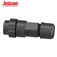 Connecteurs électriques LED étanches Jnicon IP67 connecteur Xlr d'alimentation 10A/125V prise mâle 2 + 4P et prise pour éclairage extérieur