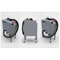 Machine de sablage de verre motorisée portable, facile à utiliser, puissance 0,9 kW, épaisseur de verre 3-19 mm, capacité 0,5-5 m/min pour fenêtres
