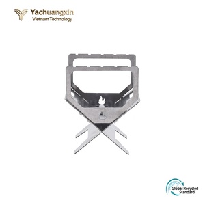 Estufa Portátil de Leña de Aluminio, Plegable, para Acampar al Aire Libre, Diseño Simple, para Uso en Todas las Estaciones - Product Image 5