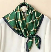 Foulard carré en satin imprimé léopard rétro automne 2026, imitation soie premium, châle décoratif, foulard de cou, foulard de sac – Vente en gros