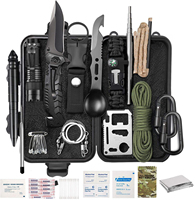 Outils de survie d'urgence EDC 69 en 1 SOS Équipement d'aide aux tremblements de terre Pêche Chasse Camping Randonnée Kit de matériel de survie