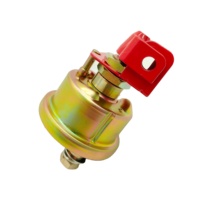 Interrupteur de coupure d'alimentation pour excavatrice, chariot élévateur, navire avec support de verrouillage DPST 2 positions 300A Interrupteur rotatif de déconnexion de batterie en métal