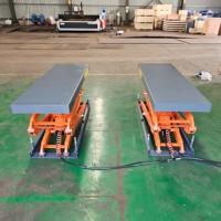 Mecpower Pont élévateur hydraulique à ciseaux encastré en acier pour voitures 3.500 kg, dissimulé, pour réparation automobile et alignement des roues en garage