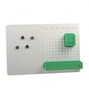 Manufacturer Design Notice Board Wall Mounted Memo Board Metal Magnetic Board With Hold