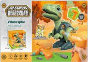 Kit modello di dinosauro Velociraptor costruibile in plastica 18045 Età 3+ - Product Image 3