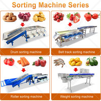 Mijn aardappel- en uien sorteermachine, avocado-, kiwi- en aardbeien sorteermachine, fruitgrootte sorteermachine
