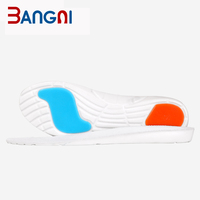 Fabrication de semelles de chaussures avec des modèles de conception spécifiques pour la marche et le travail, semelle intérieure en PU pour l'ajustement du pied