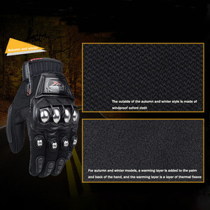 Gant de course de moto de <span class=keywords><strong>motocross</strong></span> réglable de haute qualité en acier inoxydable Protection des articulations gants de moto pro rider - Product Image 4