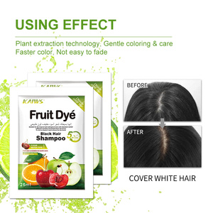 KAIWS comodo bustina di mele nero colorante per <span class=keywords><strong>capelli</strong></span> colore Shampoo <span class=keywords><strong>Tinte</strong></span> Cabello colore naturale organico bolla colore nero tinture per <span class=keywords><strong>capelli</strong></span> - Product Image 4