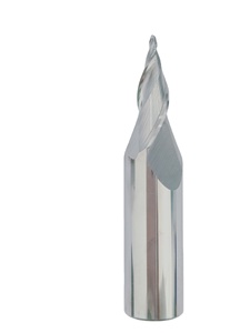 اثنين من المزامير كربيد دوامة تفتق مطحنة نهاية كلمة صغيرة الطحن القاطع تخصيص ODM/OEM لنقش الإعلان الاكريليك - Product Image 6