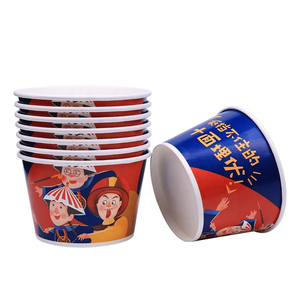 Oferta Especial: Envase de Papel para Alimentos con Tapa, apto para uso alimentario, para helado, sopa, palomitas, pollo frito y otros alimentos para llevar. - Product Image 3