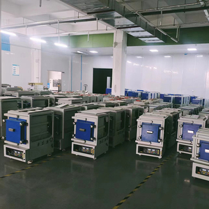 Exw phòng thí nghiệm lò điện giá 1400C alumina bầu không khí lò đầu vào hộp khí lò với loại S cặp nhiệt điện cho nghiên cứu - Product Image 2