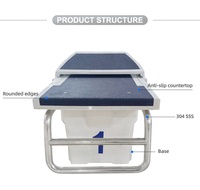Équipement de natation et de plongée compétitifs, bloc de départ et plateforme de plongée en acier inoxydable, outils et accessoires pour piscine