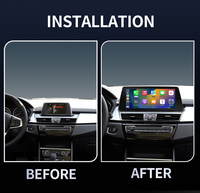 Lecteur multimédia automobile sans fil CarPlay Android Auto avec système Linux 10,25 pouces pour BMW F45 F46 F87 NBT 2013-2018
