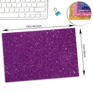 Lámina Acrílica Brillante Morada, Tamaño Grande 19x12 Pulgadas, 1/8 de Pulgada de Grosor, 2 Piezas para la Fabricación de Joyas y Proyectos de Manualidades - Product Image 2