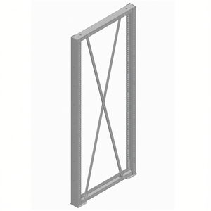 แผงข้าง Fami System Ar Series รุ่น L900 H3010 สีเขียว Ral6011 สำหรับขายึด - Product Image 3