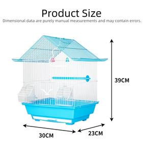 Büyük papağan kafesi | Çok katmanlı lüks üreme kafesi | Küçük ve orta kuşlar için evrensel - Product Image 4
