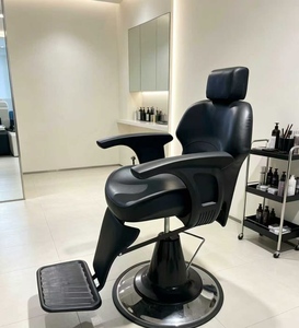 Light luxury hair salon <b>chair</b> with adjustable adjustable footrest and adjustable lift - Product Image 3