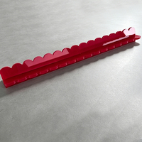Supports de Mahjong Américains Modernes en Acrylique, Portables, avec Règle de Placement de Tuiles, Antidérapants, Stables, Porte-cartes, Couleur et Logo Personnalisables, pour Quatre Joueurs