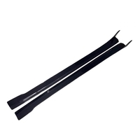 Jupes latérales en fibre de carbone de style R de haute qualité pour Mercedes Benz Classe CLS W218 AMG CLS63 CLS500 CSL550 2011+ – Séparateur de pare-chocs latéral