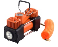 Compresseur d'air double cylindre design pour voiture Pompe à air électrique pour voiture Portable pour voiture Simple Factory DC 12V 150PSI 150W Lada