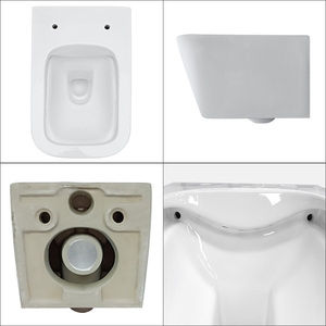 <span class=keywords><strong>WC</strong></span> Sospeso Senza Brida Kidoir Multicolore in Ceramica Monoblocco di Piccole <span class=keywords><strong>Dimensioni</strong></span> con Scarico a Parete - Product Image 5