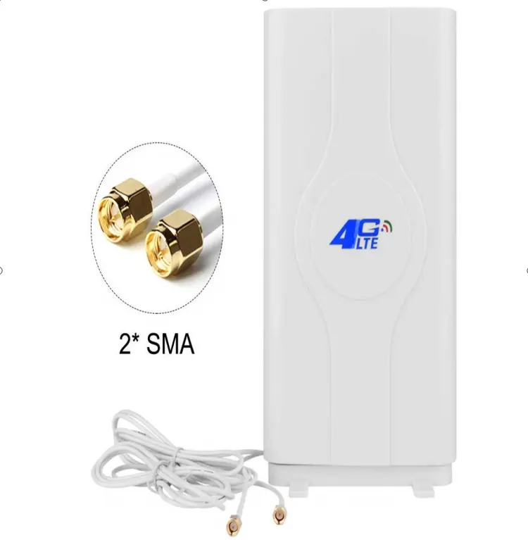 698-2700MHz 4G LTE MIMO Panel anten 18dBi yüksek kazanç açık anten için WiFi cep 3G 4G LTE MIMO anten