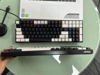 OEM Disposition arabe 100 touches filaire clavier de jeu mécanique interrupteur bleu toutes les touches clavier mécanique anti-fantôme pour ordinateurs portables PC