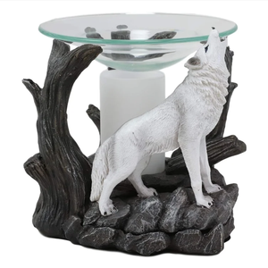 Ghost <span class=keywords><strong>Wolf</strong></span> Howling Sockel Kerze Wärme Ölbrenner elektrische Wachs wärmer Weihrauch <span class=keywords><strong>brenner</strong></span> Aroma therapie Lampe Home Decor Neuheit Geschenke - Product Image 3