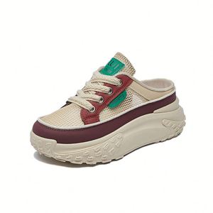Zapatillas Blancas Coreanas Estilo Slip-on, Diseño Ligero y Transpirable para Verano 2026, Zapatos Casuales Elevados para Chicas Jóvenes - Product Image 6
