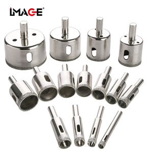 Image Diamond Core <b>Drill</b> <b>Bit</b> Set 6-50mm 15Pcs For Glass Marble Masonry Drilling - Product Image 1