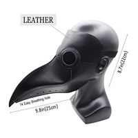 Stegosaurus Pest Doktor Lange Nase Vogel Maske Cosplay Steampunk Halloween Kostüm Requisiten Sexspielzeug für Männer