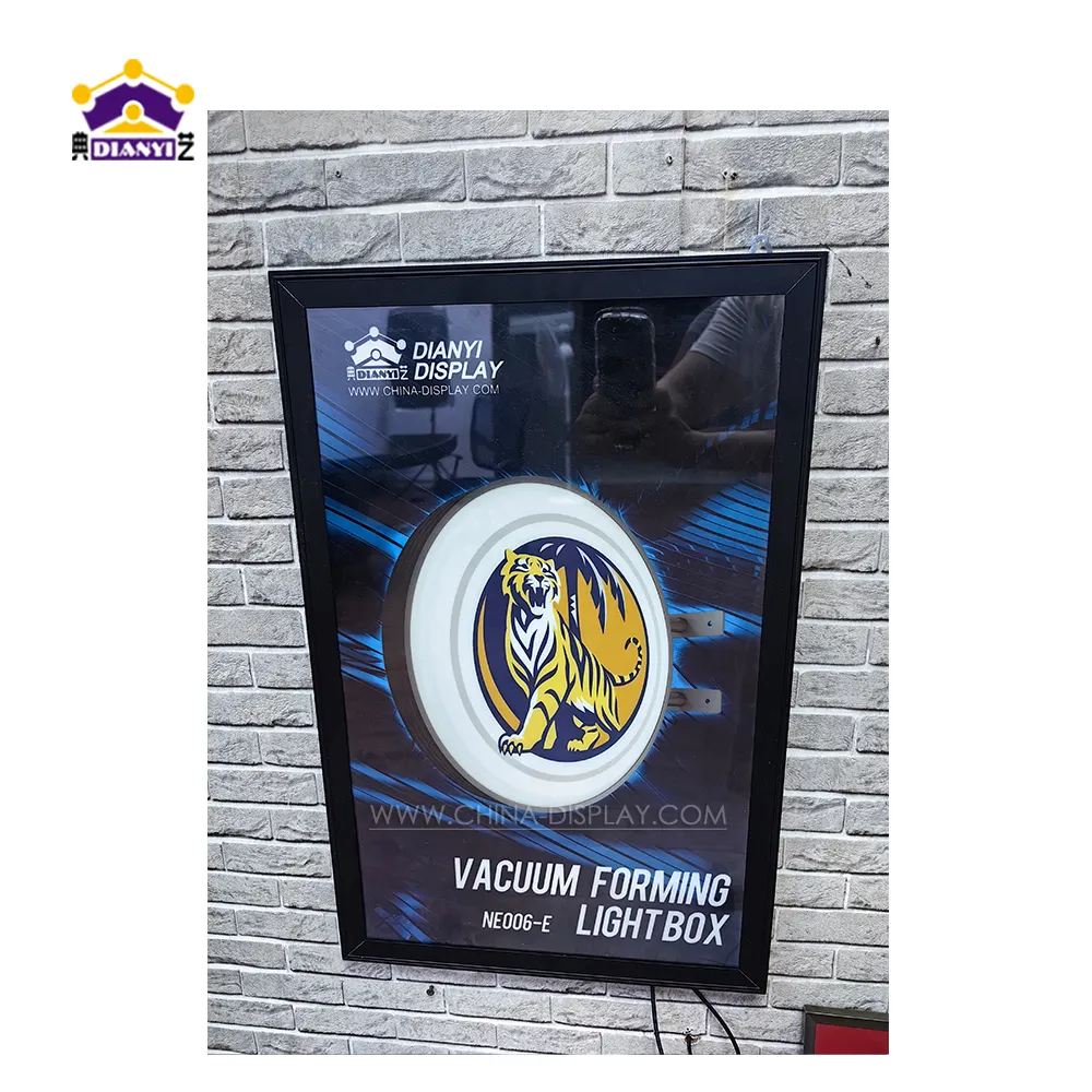 Benutzer definierte Wand werbung Aluminium Light box Rahmen Magnetische LED-Filmplakate Light Box für Kino