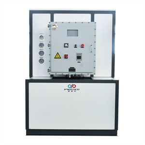 เครื่องทำความเย็นแบบพกพาสำหรับอุตสาหกรรม 380 โวลต์ ใช้สารทำความเย็น R-134a ควบคุมด้วย PLC ควบคุมอุณหภูมิได้อย่างแม่นยำ - Product Image 2