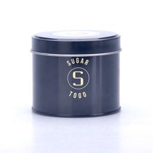 Mini petite boîte de conserve à biscuits ronde de qualité alimentaire - Product Image 3