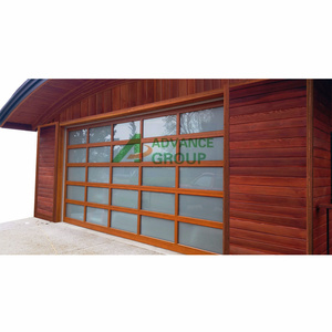 Portes de <span class=keywords><strong>garage</strong></span> sectionnelles en aluminium et verre personnalisées pour projets de construction, portes de <span class=keywords><strong>garage</strong></span> isolantes électriques à enroulement pour maisons résidentielles - Product Image 5