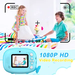 Promozione macchina fotografica digitale per bambini 1080P Hd Cartoon stampa istantanea della macchina fotografica per bambini Video per bambini