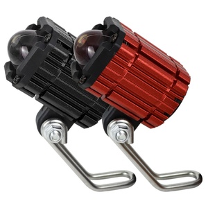 Phare LED bicolore pour moto 9-80V, projecteur externe, feux de brouillard et de conduite pour moto - Product Image 2
