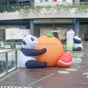 Offre Spéciale – Livraison Rapide – Figurine Géante Gonflable Panda à Tête en Bas et Ventre Rond pour Attraction de Marché Nocturne - Product Image 4