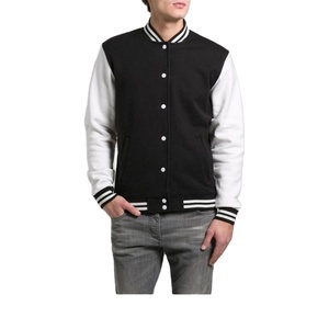 Veste universitaire en toile pour homme, hiver, 90% coton/10% polyester, motif lettres, graphisme vintage, streetwear, exportation du Bangladesh - Product Image 2