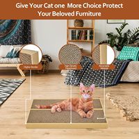 Grattoir pour chat en carton double face, grattoirs pour chat de qualité supérieure pour chats d'intérieur, chatons, fournitures durables pour le nettoyage des griffes des animaux de compagnie